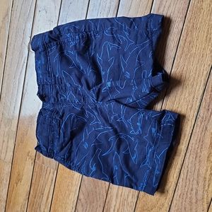 2T navy shark shorts
